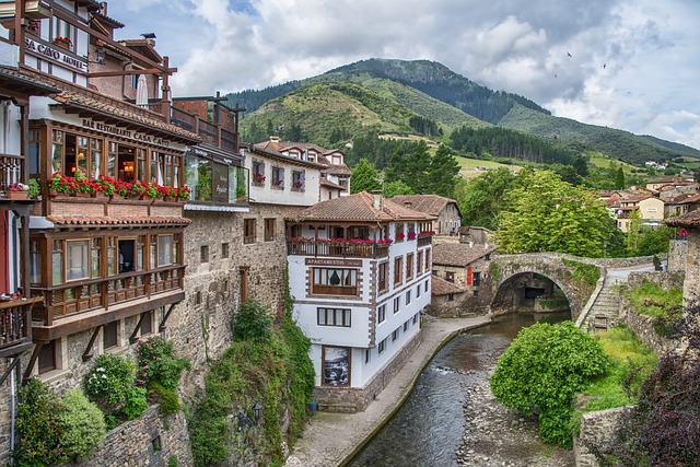 VIew of Asturias, Spain